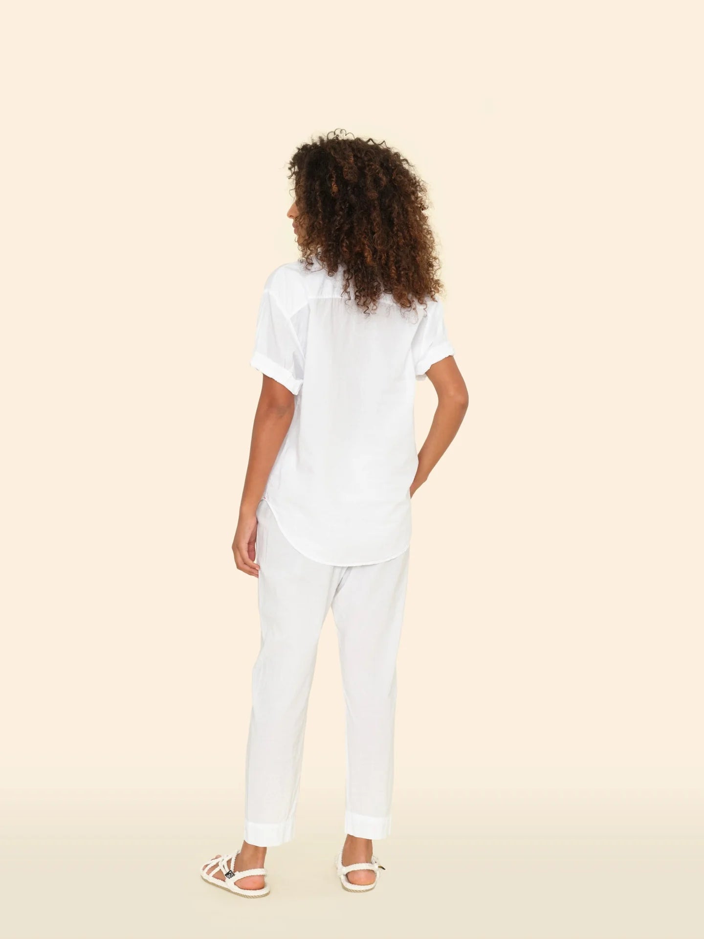 Xirena White Draper Pant