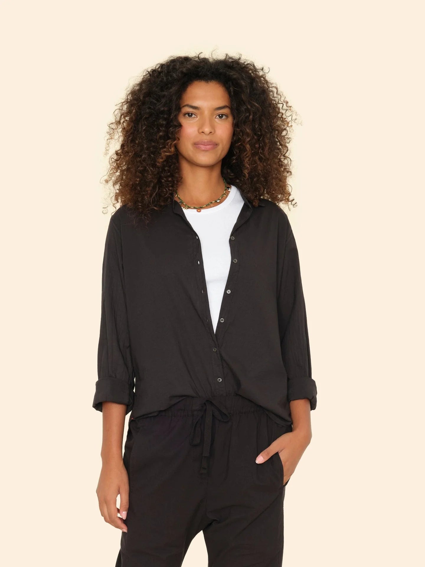 Xirena Black Beau Shirt