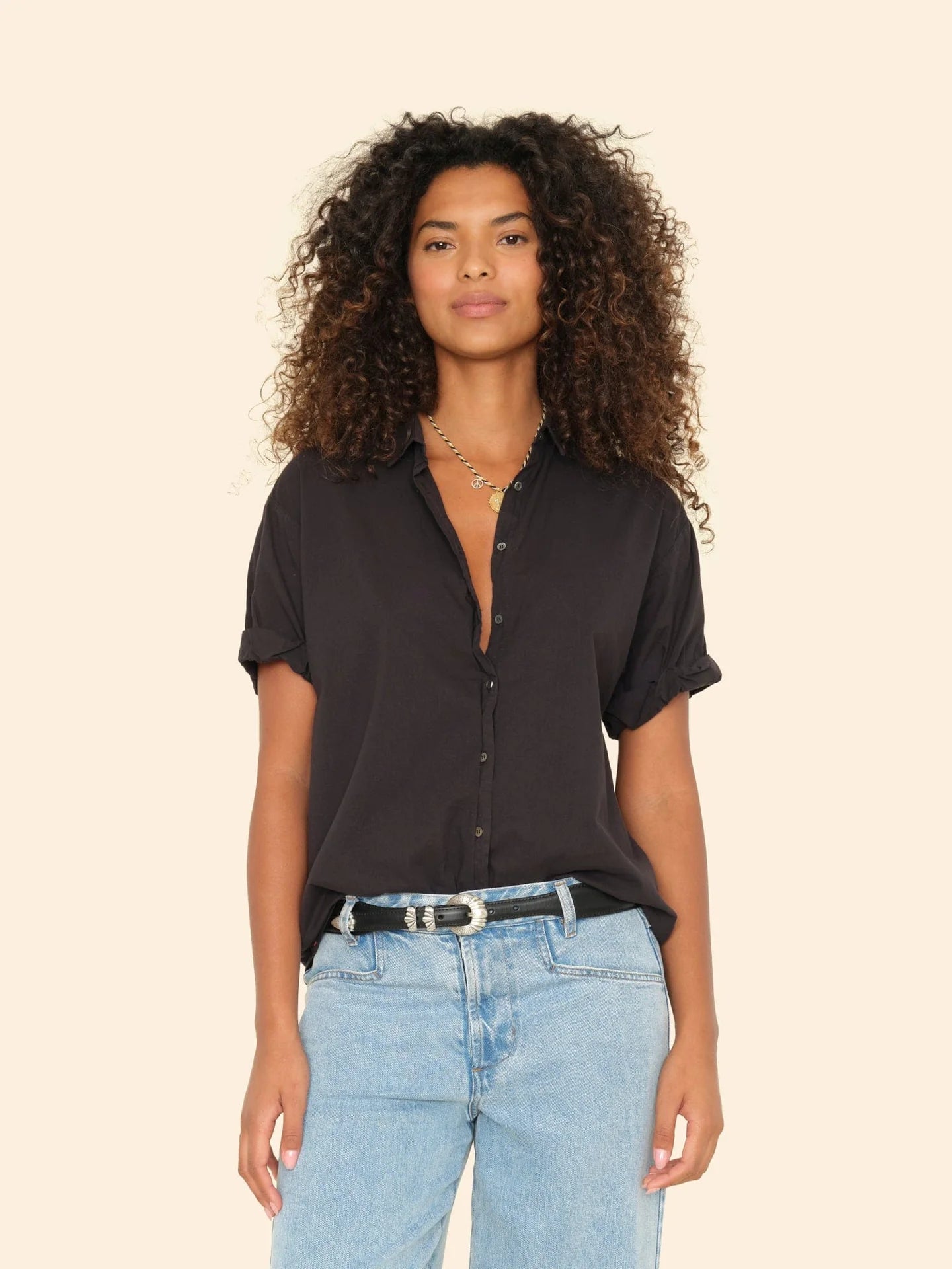 XiRENA Black Channing Shirt
