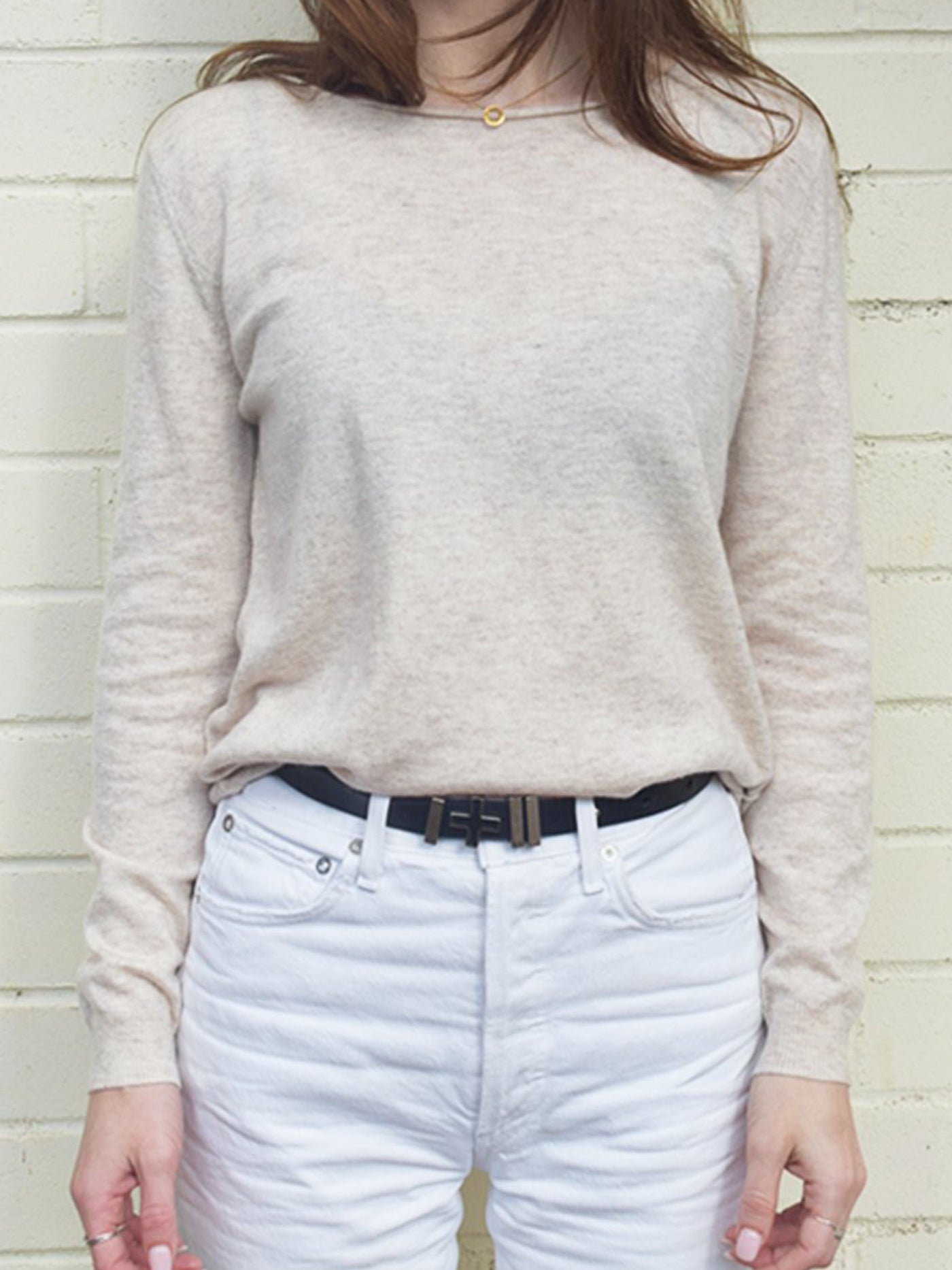 Oatmeal Marle Everyday Sweater