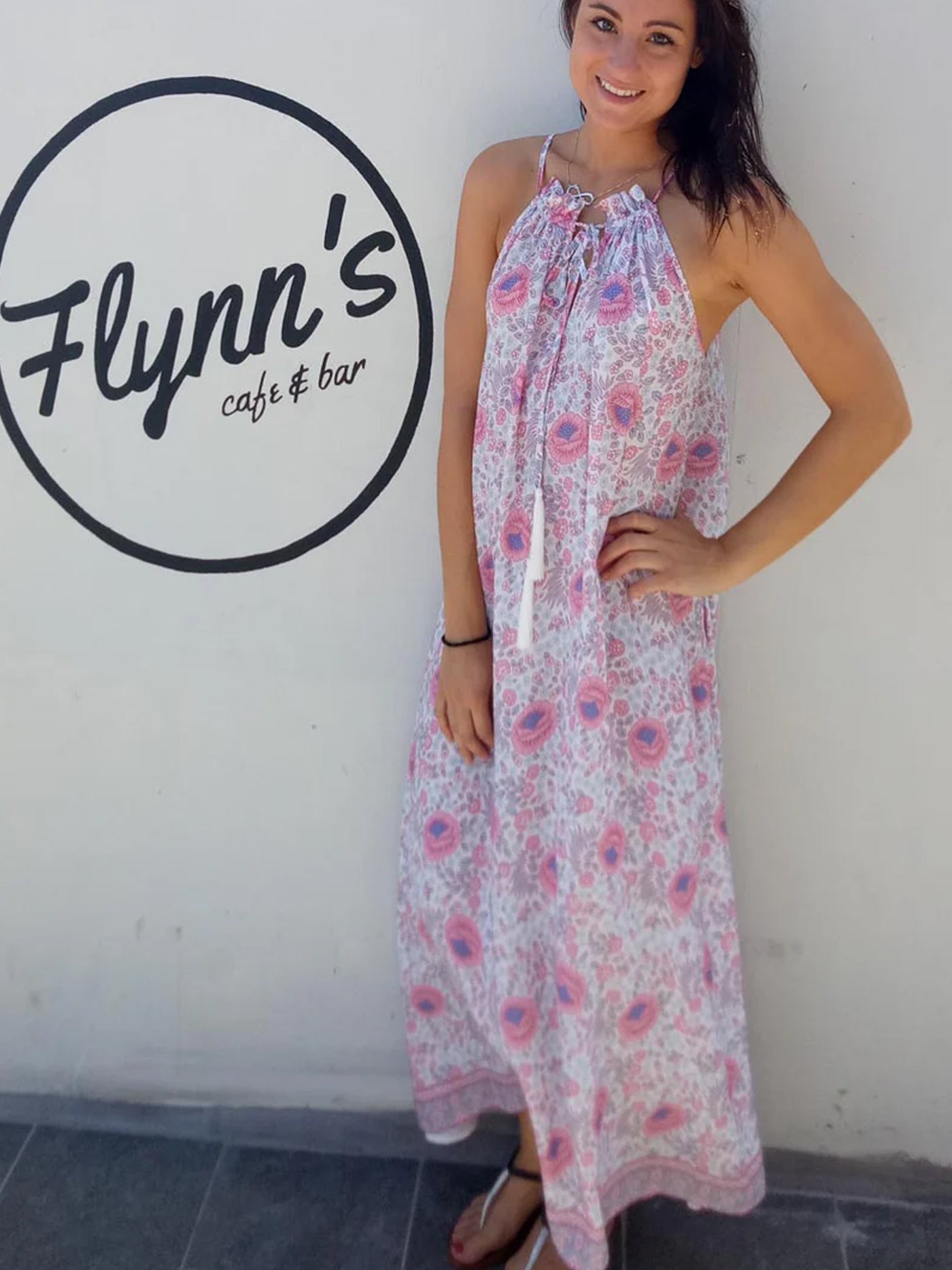 Pink Ardini Maxi Dress