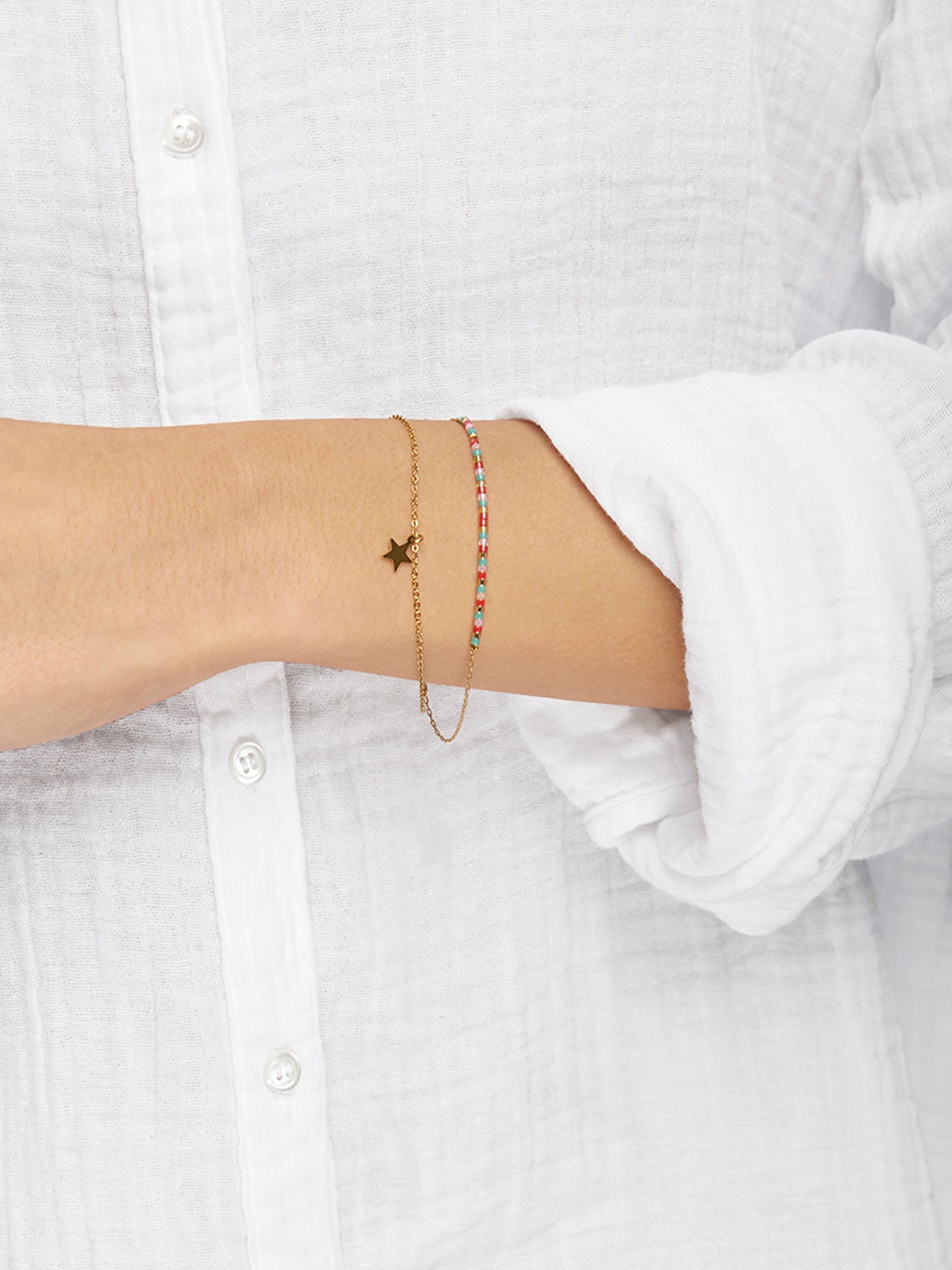 Beaded Zoe Bracelet with Star