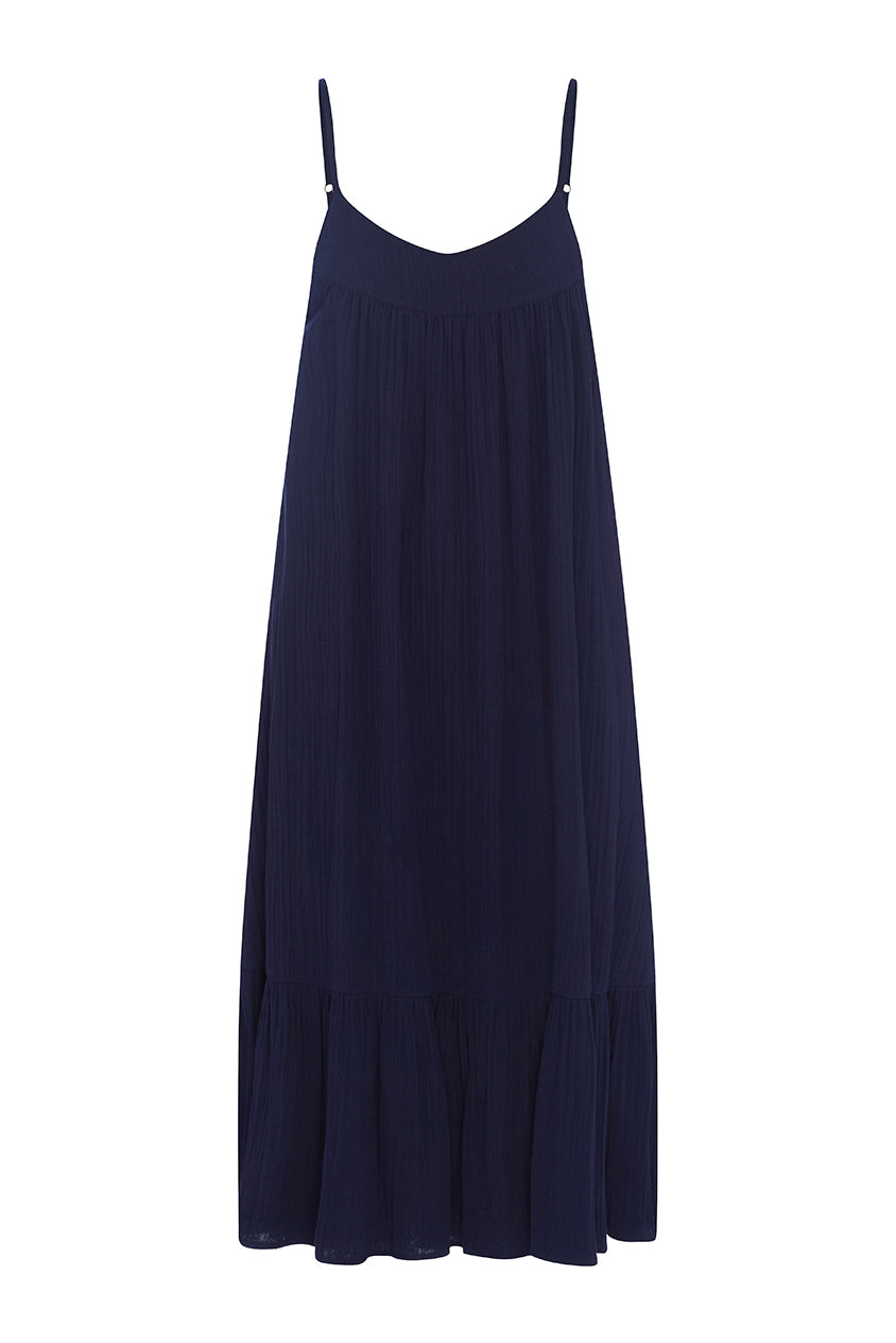 Navy Mia Maxi Dress