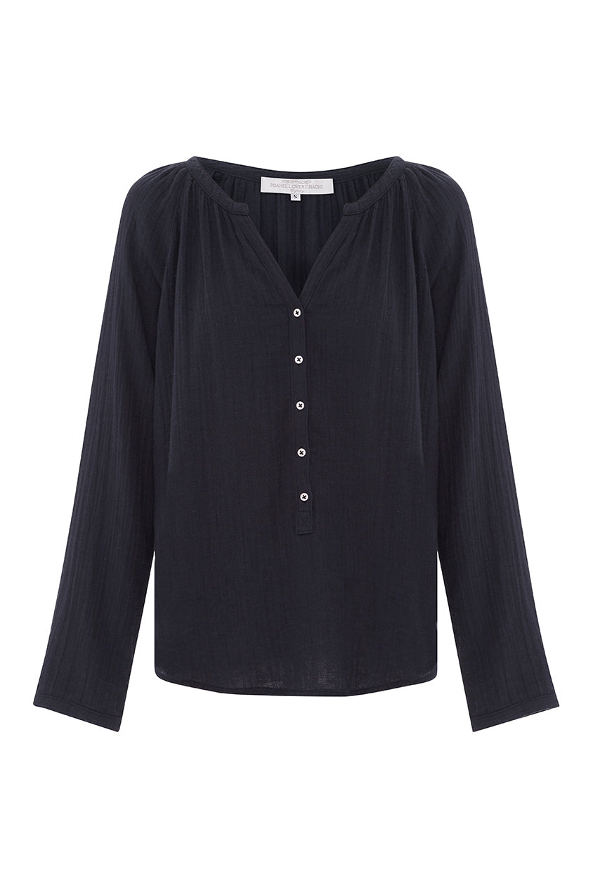 Black Ventura Blouse