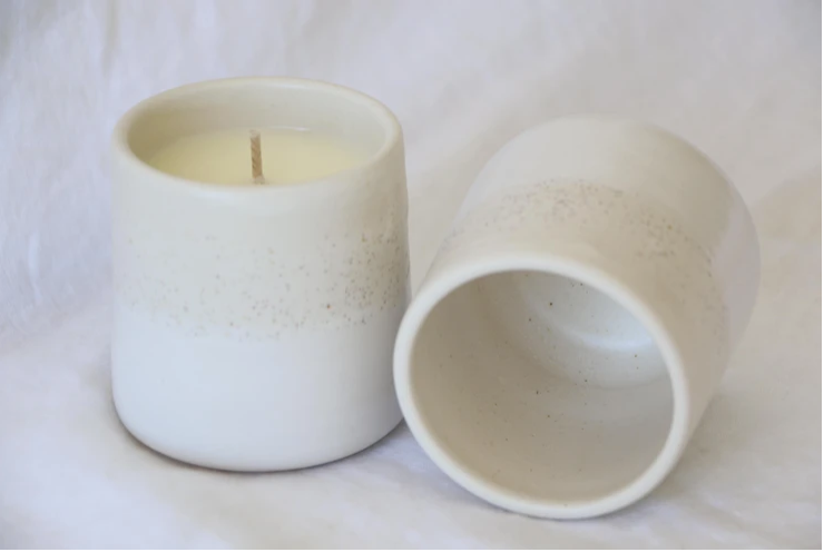 Moonlight Ceramic Cup Candle