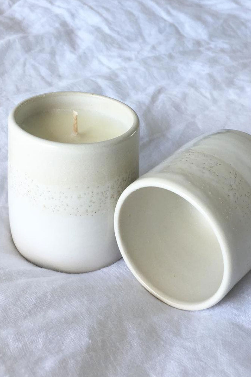 Moonlight Ceramic Cup Candle