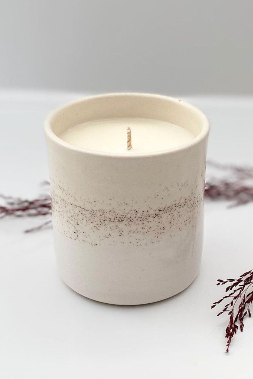 Pebble Ceramic Tumbler Candle