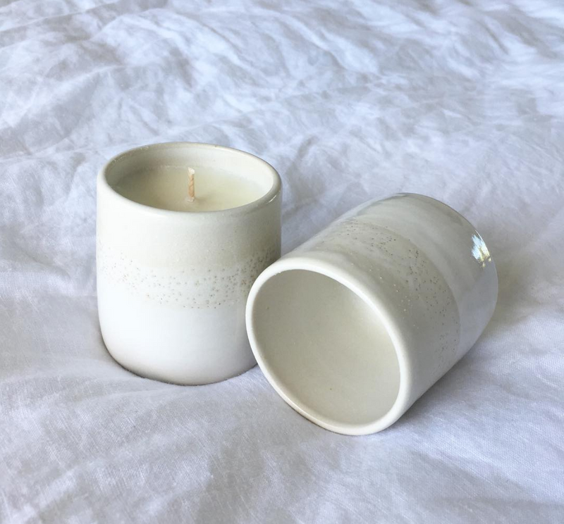 Moonlight Ceramic Cup Candle