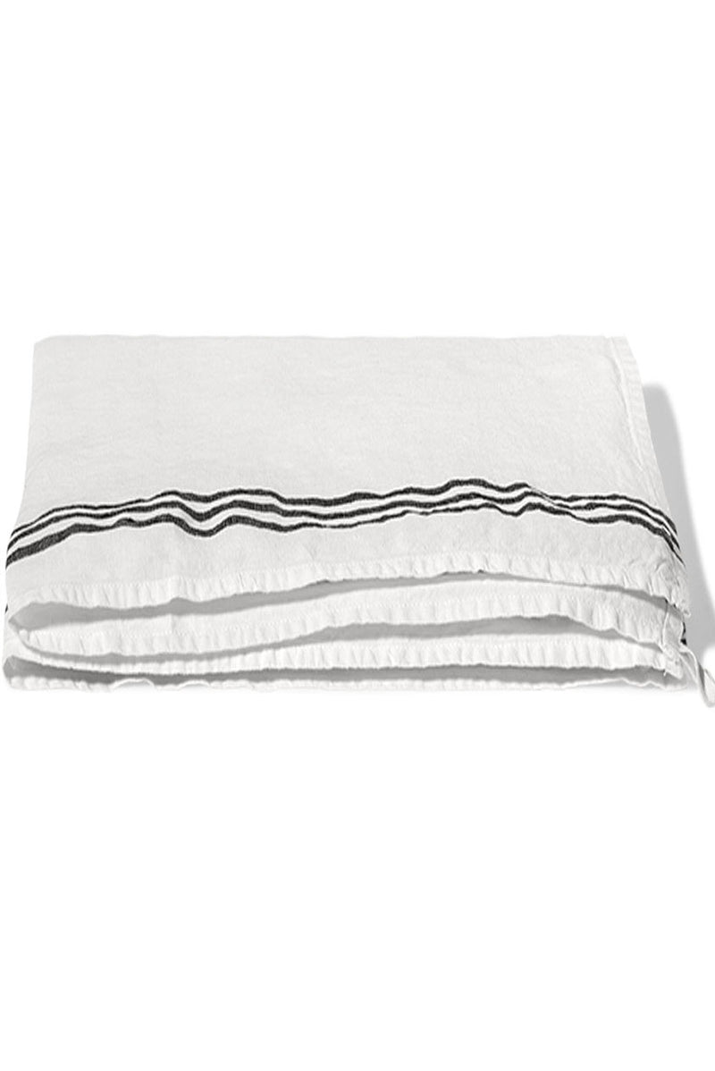 White Linen Tea Towel